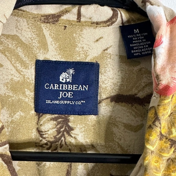 Caribbean Joes tropical button down size M - Picture 6 of 6